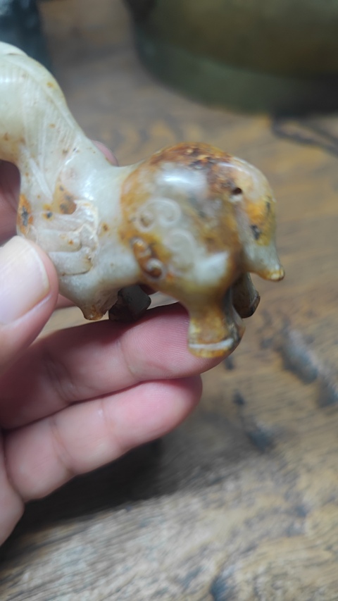 古玩玉器仿古做舊玉馬真品鑒賞圖