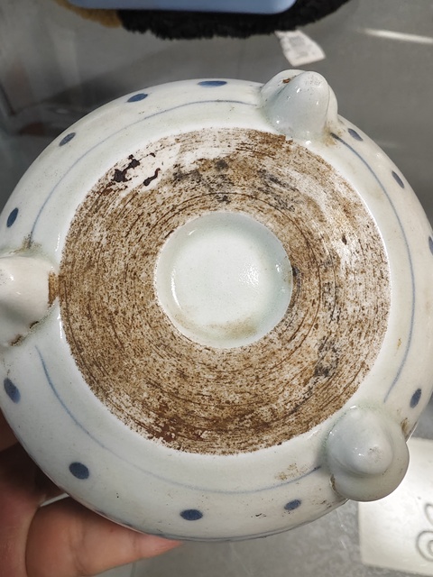 古玩陶瓷青花花卉爐拍賣，當前價格288元