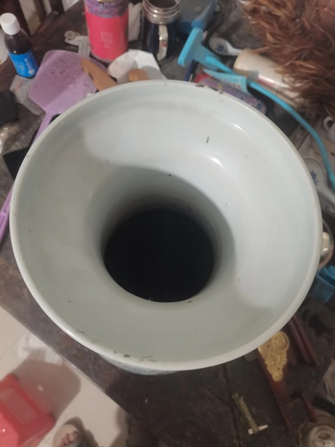 古玩陶瓷囍字紋青花瓶真品鑒賞圖
