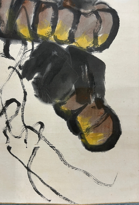古玩字畫(huà)南瓜草蟲(chóng)真品鑒賞圖