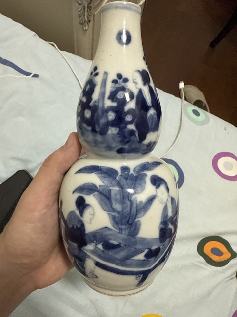 古玩陶瓷青花葫蘆瓶真品鑒賞圖