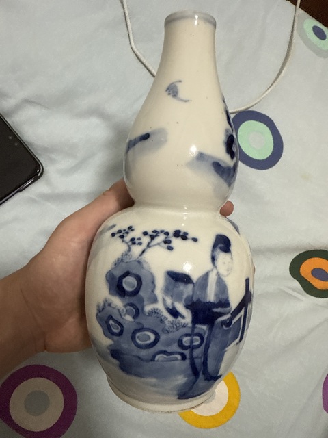 古玩陶瓷青花葫蘆瓶真品鑒賞圖