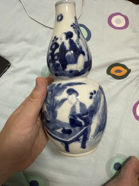 古玩陶瓷青花葫蘆瓶真品鑒賞圖