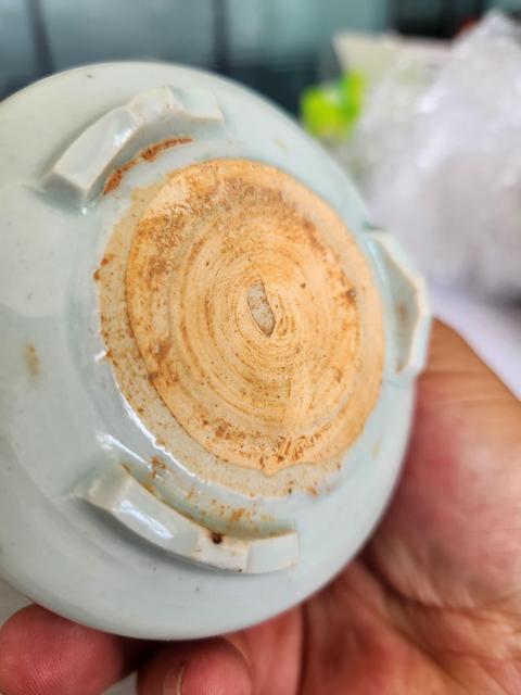 古玩陶瓷清晚期 青花雙龍戲珠香爐真品鑒賞圖