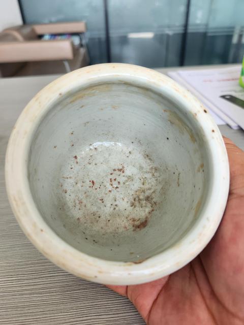 古玩陶瓷清晚期 青花雙龍戲珠香爐真品鑒賞圖