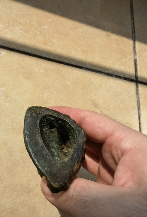 古玩銅器地藏菩薩真品鑒賞圖