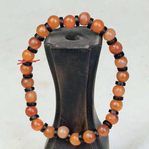 古玩雜項(xiàng)（清代）瑪瑙手串拍賣，當(dāng)前價(jià)格699元