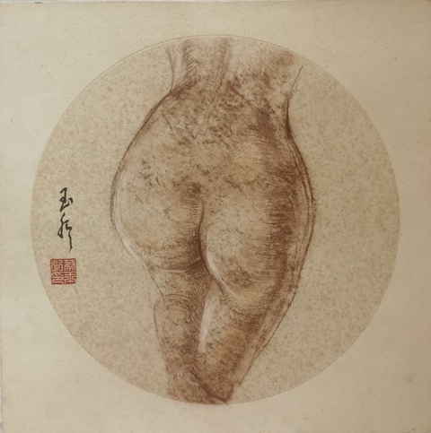 古玩字畫北京畫院副院長蔡玉水 人體拍賣,當前價格3000元