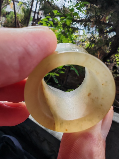 古玩玉器玉扳指真品鑒賞圖