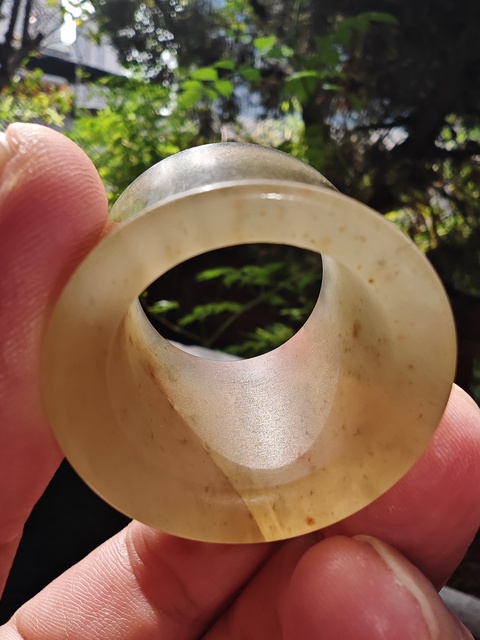 古玩玉器玉扳指真品鑒賞圖