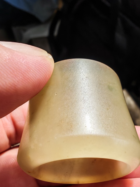 古玩玉器玉扳指真品鑒賞圖