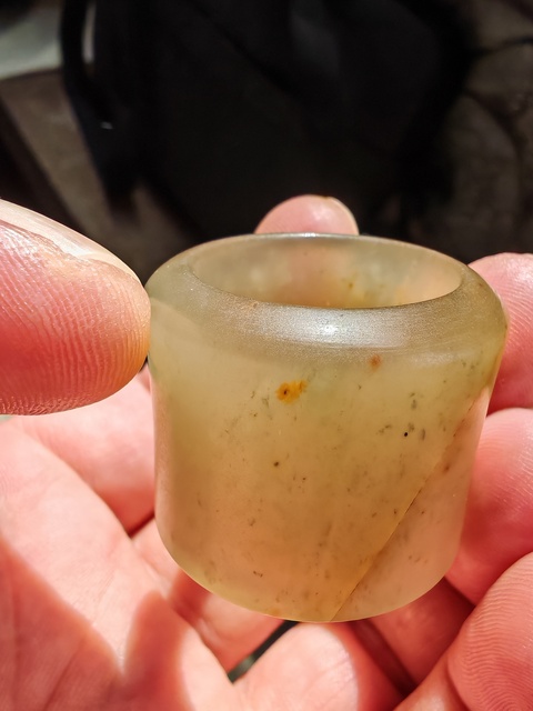 古玩玉器玉扳指真品鑒賞圖