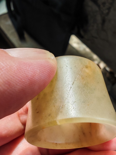古玩玉器玉扳指真品鑒賞圖