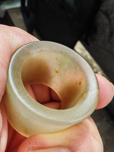 古玩玉器玉扳指真品鑒賞圖