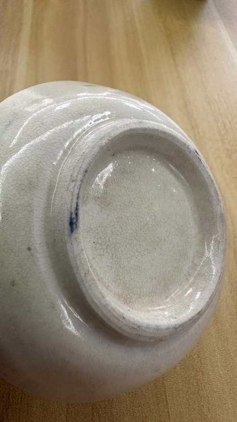 古玩陶瓷青花仙鶴紋盤真品鑒賞圖