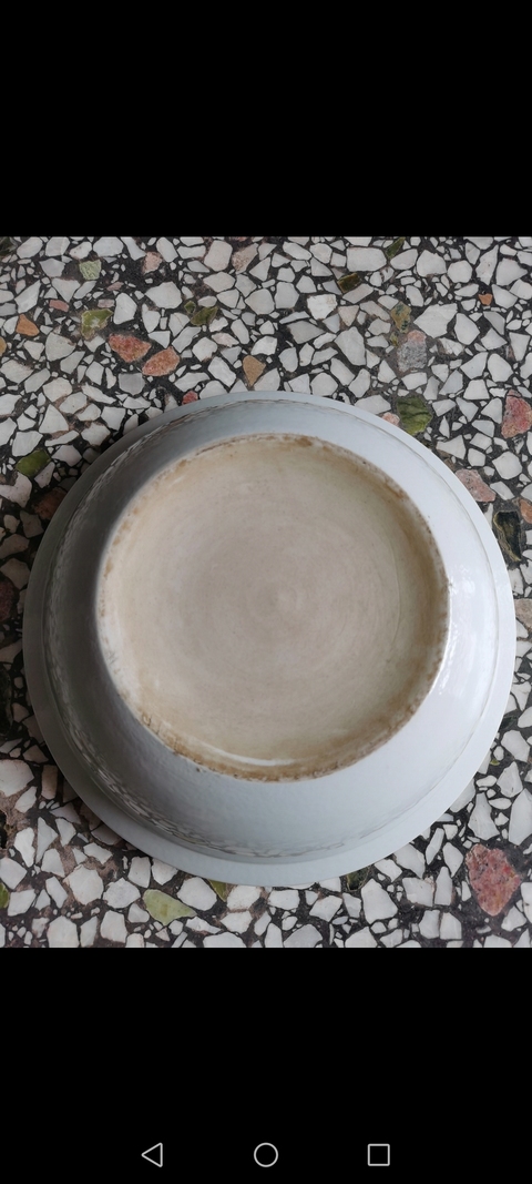 古玩陶瓷新粉彩花鳥紋凈手盆真品鑒賞圖