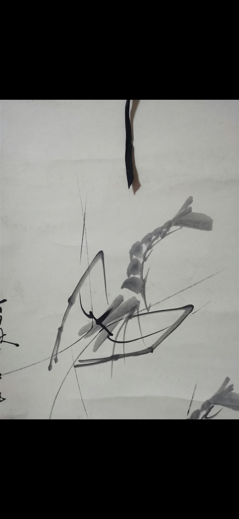 古玩字畫群蝦圖真品鑒賞圖