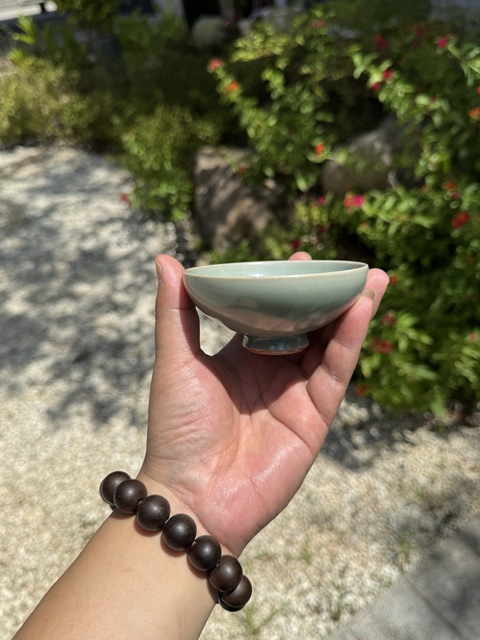 古玩陶瓷龍泉窯青釉杯拍賣，當前價格38000元