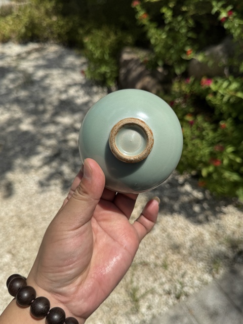 古玩陶瓷龍泉窯青釉杯拍賣，當前價格38000元