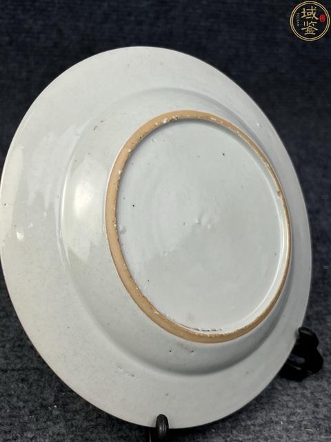 古玩陶瓷雍正青花粉彩盤真品鑒賞圖