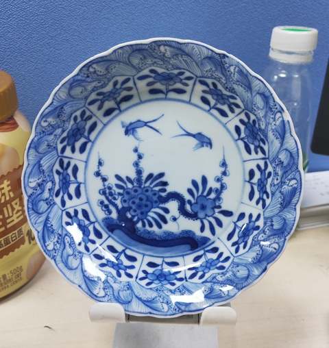 古玩陶瓷青花杯盤真品鑒賞圖