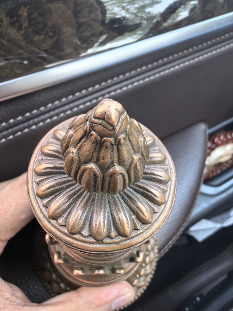 古玩銅器銅佛塔真品鑒賞圖
