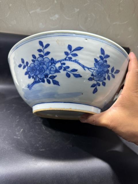 古玩陶瓷青花花鳥(niǎo)紋墩式碗拍賣(mài),當(dāng)前價(jià)格5800元