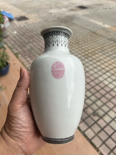 古玩陶瓷吉祥平安瓶真品鑒賞圖
