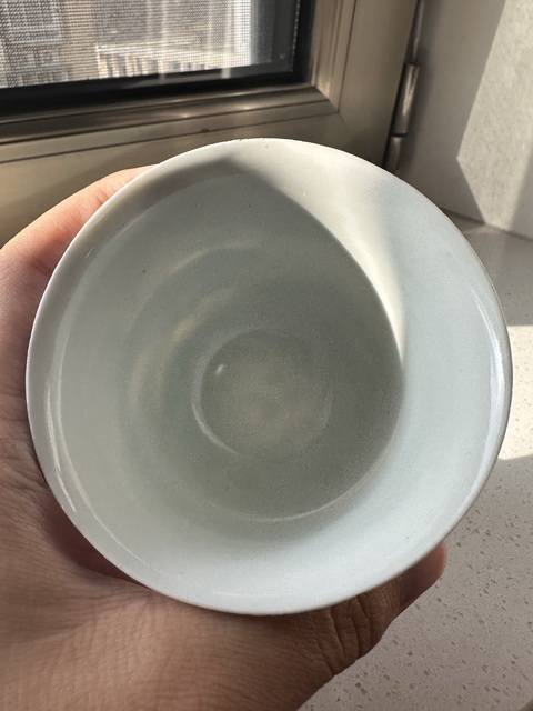 古玩陶瓷日本江戶人物故事紋仰鐘杯真品鑒賞圖