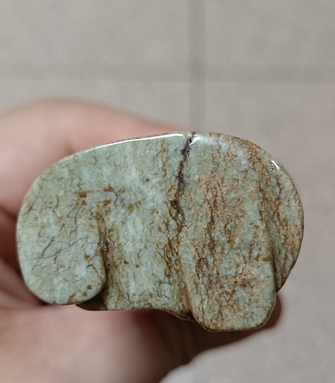 古玩玉器仿古做舊人物題材擺件真品鑒賞圖