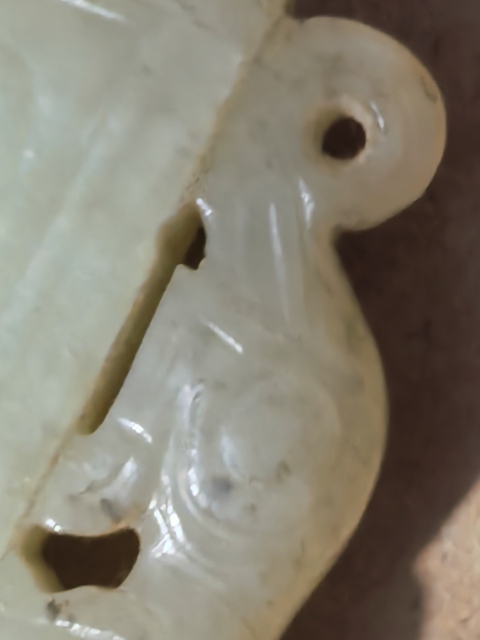 古玩玉器仿古玉璜真品鑒賞圖