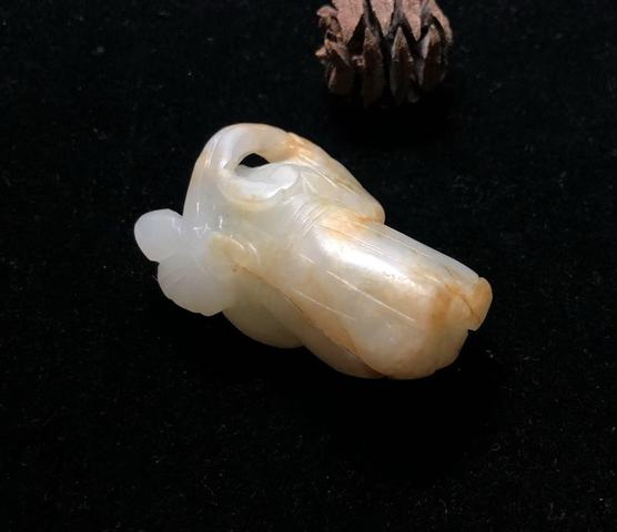 古玩玉器和田玉雕“童子”真品鑒賞圖