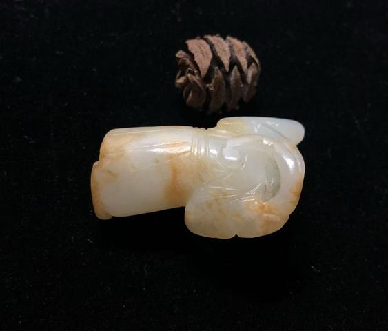古玩玉器和田玉雕“童子”真品鑒賞圖