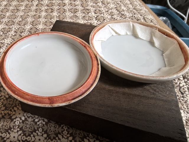 古玩陶瓷淺絳彩山水人物印盒真品鑒賞圖