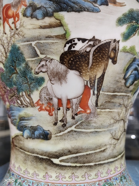 古玩陶瓷粉彩瓶真品鑒賞圖