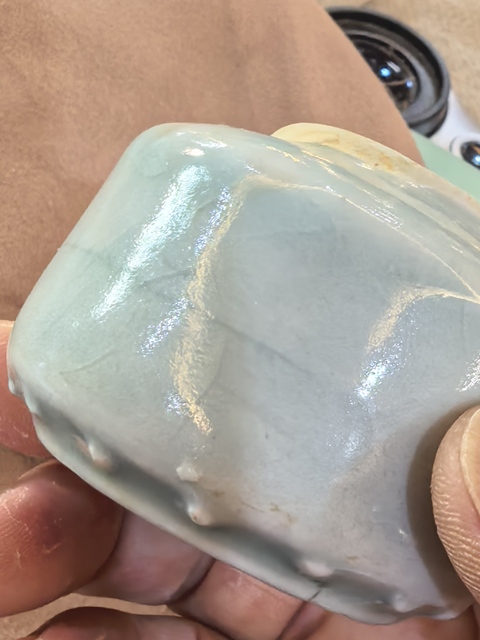 古玩陶瓷青白釉水盂真品鑒賞圖