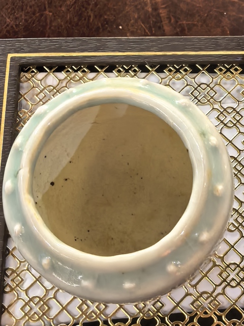 古玩陶瓷青白釉水盂真品鑒賞圖