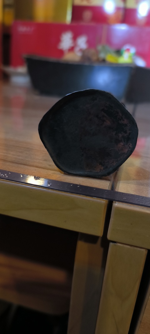 古玩銅器銅文官像真品鑒賞圖