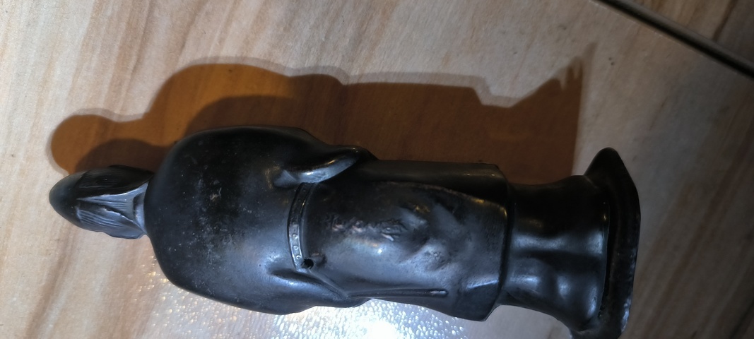 古玩銅器銅文官像真品鑒賞圖