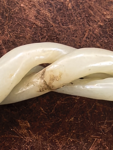 古玩玉器絞絲環(huán)真品鑒賞圖