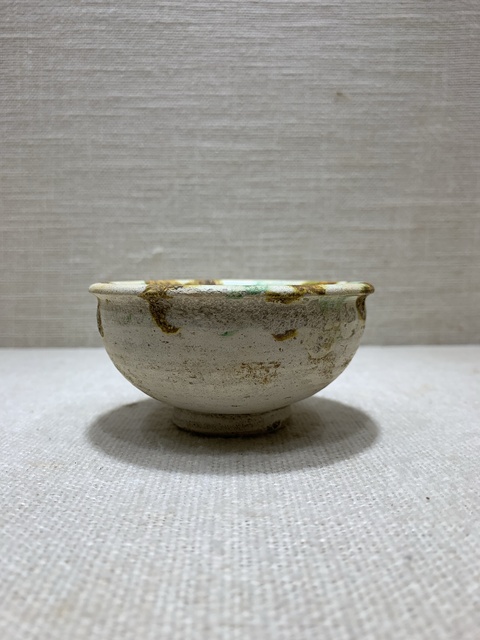 古玩陶瓷鞏縣窯三彩杯真品鑒賞圖