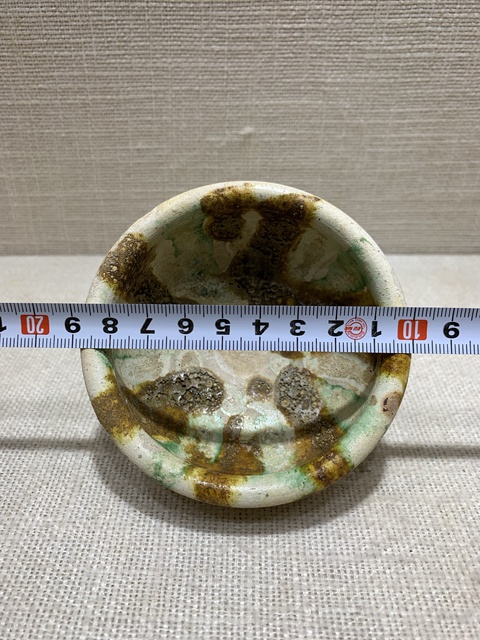 古玩陶瓷鞏縣窯三彩杯真品鑒賞圖