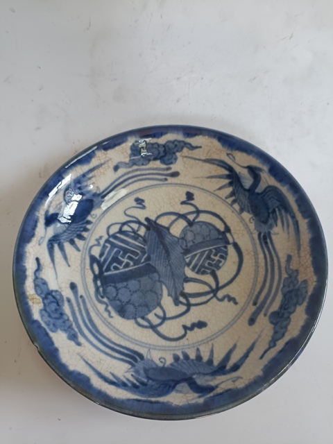 古玩陶瓷青花盤真品鑒賞圖