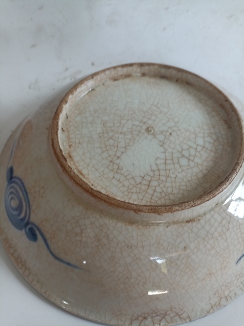 古玩陶瓷青花盤真品鑒賞圖