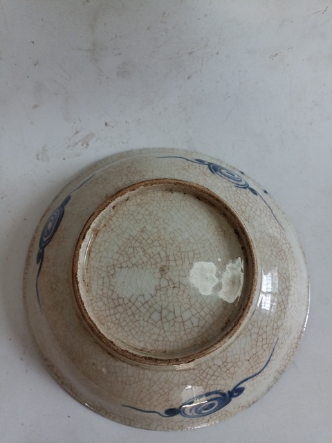 古玩陶瓷青花盤真品鑒賞圖