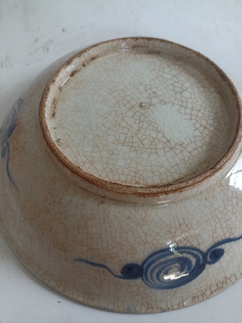 古玩陶瓷青花盤真品鑒賞圖