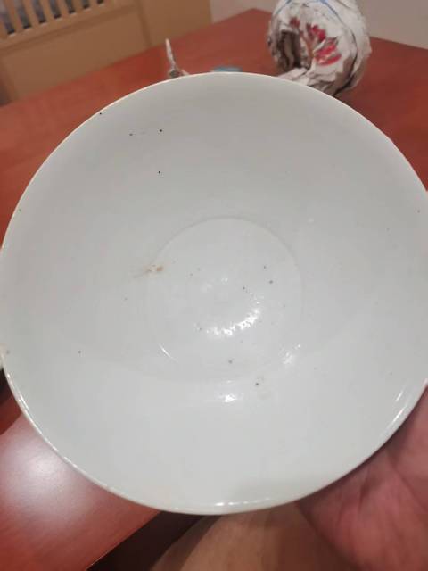 古玩陶瓷青白釉大碗真品鑒賞圖