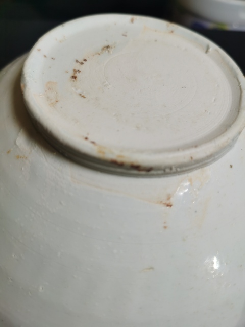 古玩陶瓷青白釉大碗真品鑒賞圖