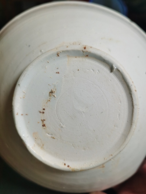 古玩陶瓷青白釉大碗真品鑒賞圖