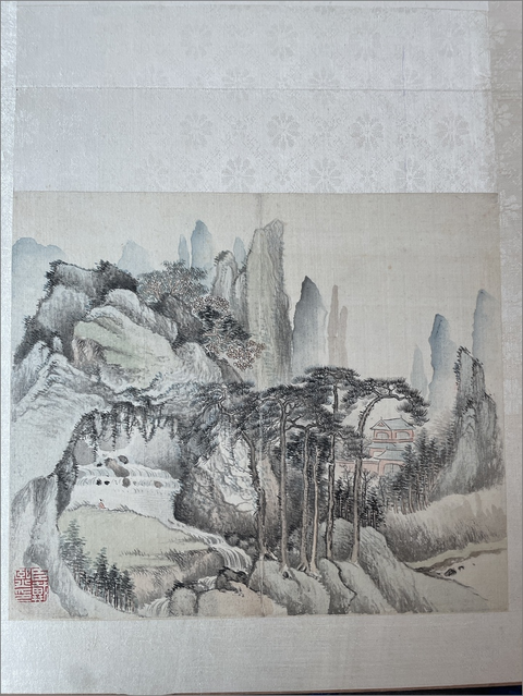 古玩字畫戴熙山水冊頁真品鑒賞圖